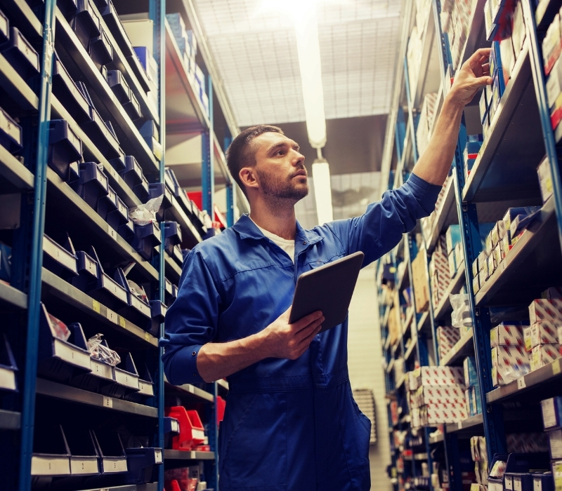 Gráfico de vendas em queda